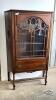 UNIQUE 1940'S WALNUT CHINA CABINET
