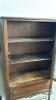 UNIQUE 1940'S WALNUT CHINA CABINET - 2