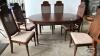 EXTENSION TABLE WITH (1) 18IN LEAF AND (6) CHAIRS - 4