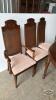EXTENSION TABLE WITH (1) 18IN LEAF AND (6) CHAIRS - 6