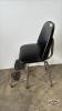 VINYL STOOL WITH FOLDING FOOT REST - 3