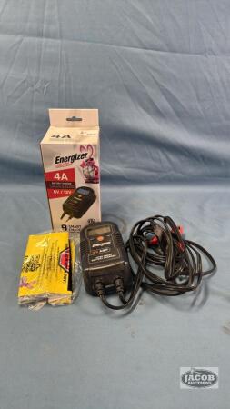 ENERGIZER 4AMP 6/12VOLT SMART CHARGER
