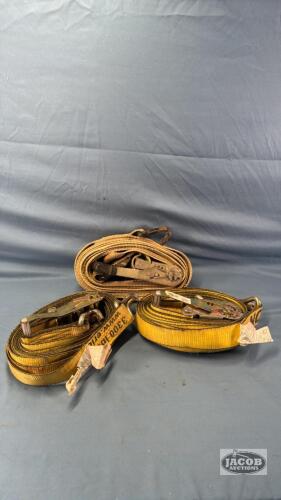 (3) 2IN RATCHET STRAPS
