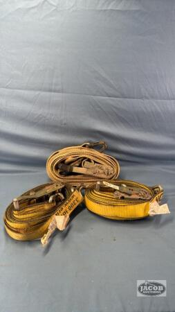 (3) 2IN RATCHET STRAPS
