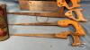 (2) HAND PLAINS AND (5) HAND SAWS - 2