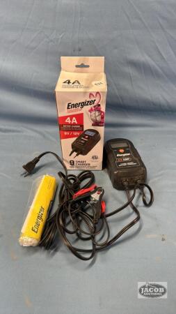 ENERGIZER 4AMP 6/12VOLT SMART CHARGER