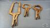 (3) LOCKING C CLAMP PLIERS - 3
