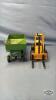 TONKA LONG FORKLIFT AND A HUSKEE GRAVITY WAGON - 2