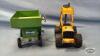 TONKA LONG FORKLIFT AND A HUSKEE GRAVITY WAGON - 4