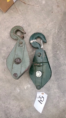 Pair of Pulley Blocks