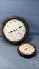 14IN QUARTZ CLOCK AND AN 8IN THERMOMETER