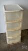 4 DRAWER PLASTIC CABINET