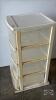 4 DRAWER PLASTIC CABINET - 2