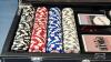 POKER CHIP SET IN LEATHER CASE - 3