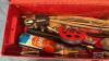 METAL TOOL BOX WITH FISHING CONTENTS - 5