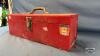 METAL TOOL BOX WITH FISHING CONTENTS - 7