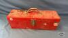 METAL TOOL BOX WITH FISHING CONTENTS - 8