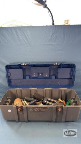 MASTERCRAFT TOOL BOX WITH CONTENTS