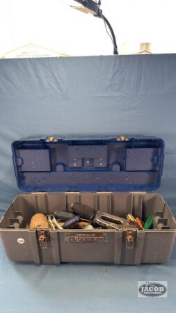 MASTERCRAFT TOOL BOX WITH CONTENTS