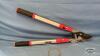 (2) PAIRS OF PRUNERS (1) PAIR IS EXTENDABLE - 4