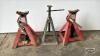 (3) JACK STANDS (2) ARE 3 TONNE MOTOMASTER - 2