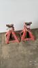(2) 3 TONNE AXLE STANDS