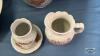(5) PIECE BASIN SET WITH FLORAL PATTERN - 5