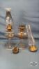 COAL OIL LAMP LOT