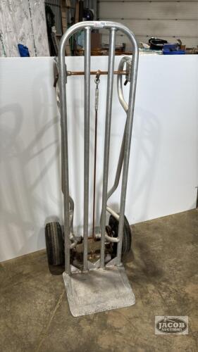 ALUMINUM (2) WHEEL HAND CART WITH BRAKES