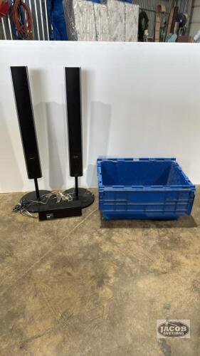 TOTE WITH SONY SPEAKERS