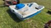 WATER WHEELER PEDDLE BOAT. MISSING REAR RUTTER - 4