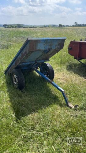 SHOP BUILT ALL METAL UTILITY DUMP TRAILER