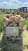 SPLIT FIREWOOD IN METAL CRATE - 3