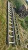 (2) WELL USED ALUMINUM STEP LADDERS - 2