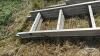 (2) WELL USED ALUMINUM STEP LADDERS - 4