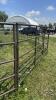 (12) 12FT SECTIONS FOR ROUND PEN WITH ENTRANCE GATE THAT IS BENT - 7