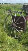 (2) DECORATIVE 49IN WOODEN SPOKED WAGON WHEELS - 2