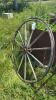 (2) DECORATIVE 49IN WOODEN SPOKED WAGON WHEELS - 4