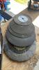 PRY BAR LOT WITH MULTIPLE ABRASIVE WHEELS - 4