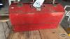 FOLDING RED TOOL BOX WITH CONTENTS - 2
