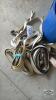(2) SMALL BUCKETS WITH LIDS AND RATCHET STRAPS - 2