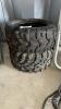 (2) USED UNMATCHED ATV TIRES