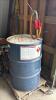 EMPTY STEEL DRUM WITH HAND PUMP