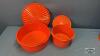 (4) STACKING TUPPERWARE CANISTERS W/ JUICE PITCHER - 2