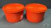 (4) STACKING TUPPERWARE CANISTERS W/ JUICE PITCHER - 3