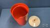 (4) STACKING TUPPERWARE CANISTERS W/ JUICE PITCHER - 5