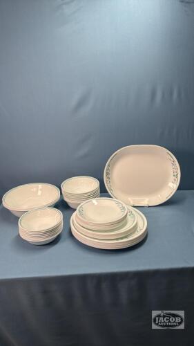SET OF CORELLE DISHES BY CORNING