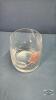 CLEAR GLASS WITH FLOWER PATTERN LOT - 3
