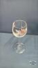 CLEAR GLASS WITH FLOWER PATTERN LOT - 5