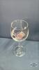CLEAR GLASS WITH FLOWER PATTERN LOT - 7